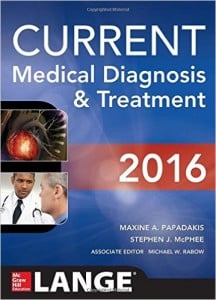 CURRENT Medical Diagnosis and Treatment 2016 (ORIGINAL PDF from Publisher)