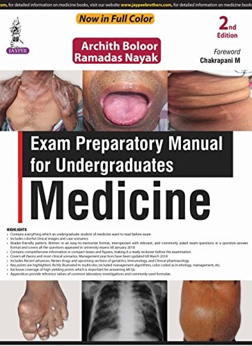 Exam Preparatory Manual for Undergraduates Medicine, 2nd Edition (Original PDF from Publisher)