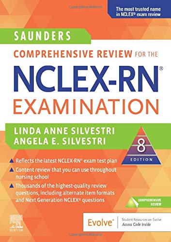Saunders Comprehensive Review for the NCLEX-RN Examination, 8ed (True PDF Publisher Quality - Color Version)