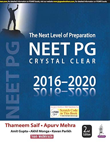 The Next Level of Preparation NEET PG Crystal Clear 2016-2020 (EPUB + Converted PDF)