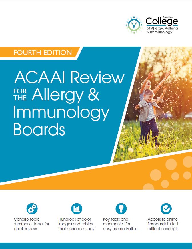 ACAAI Review for the Allergy & Immunology Boards, Fourth Edition (Book