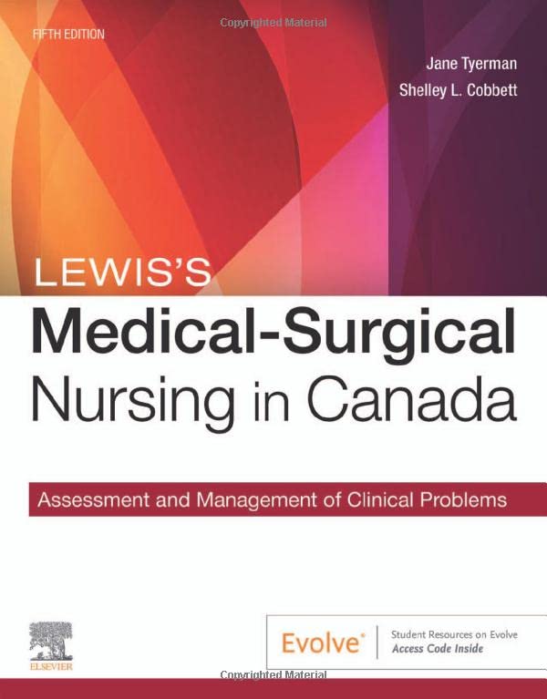 Lewis's Medical-Surgical Nursing In Canada: Assessment And Management ...