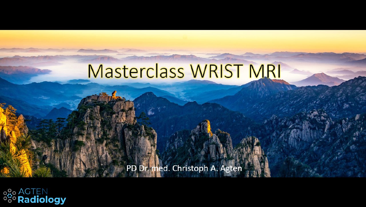Wrist Mri Masterclass (Cme Videos)