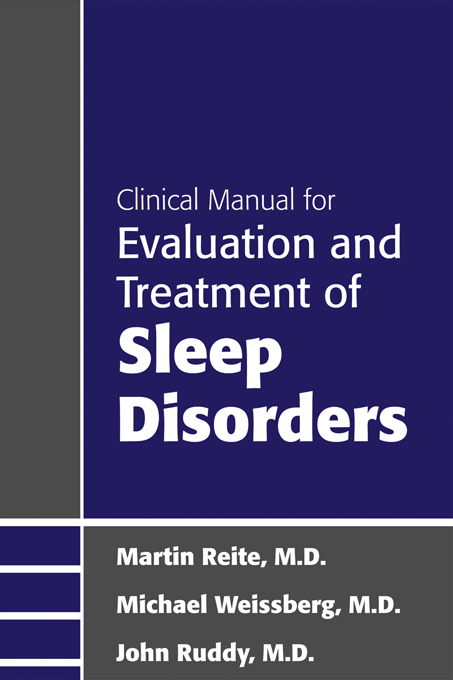 Clinical Manual for Evaluation and Treatment of Sleep Disorders (Original PDF from Publisher)