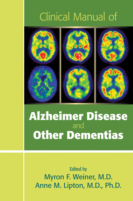 Clinical Manual of Alzheimer Disease and Other Dementias (Original PDF from Publisher)