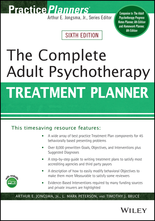 The Complete Adult Psychotherapy Treatment Planner, 6th edition (Original PDF from Publisher)