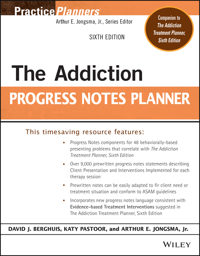 The Addiction Progress Notes Planner, 6th edition (Original PDF from Publisher)
