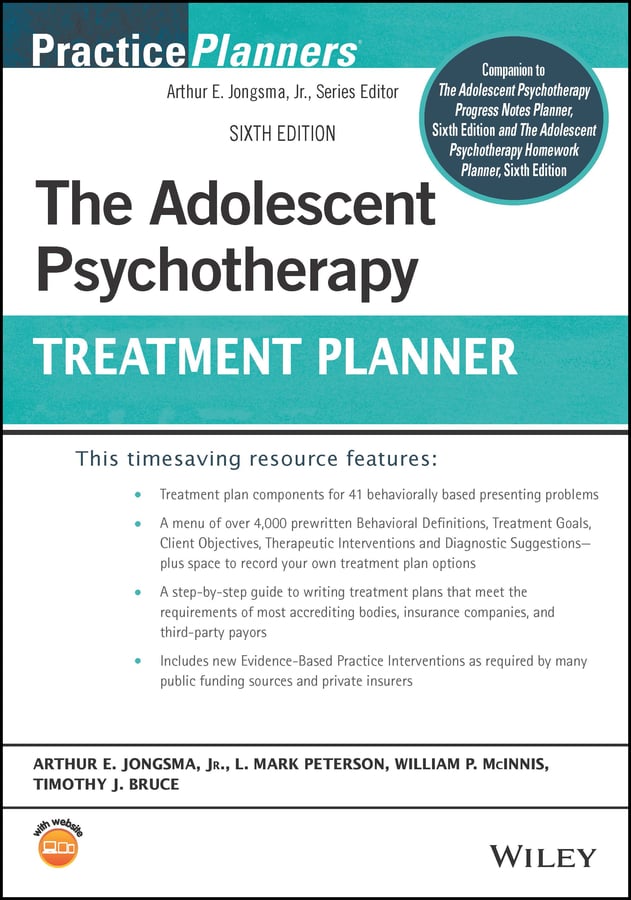 The Adolescent Psychotherapy Treatment Planner, 6th edition (Original PDF from Publisher)