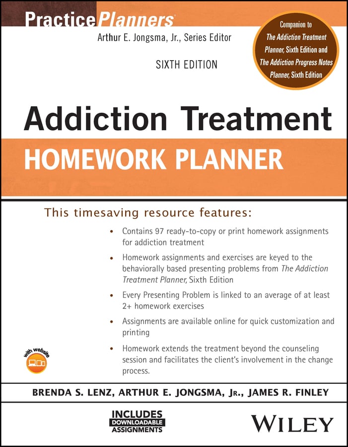 Addiction Treatment Homework Planner, 6th edition (Original PDF from Publisher)