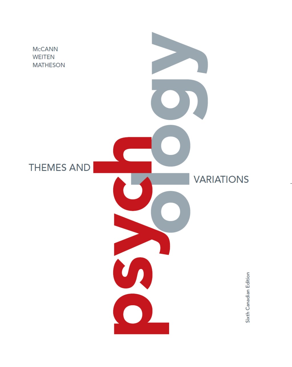 Psychology: Themes and Variations, 6th Edition  (Original PDF from Publisher)