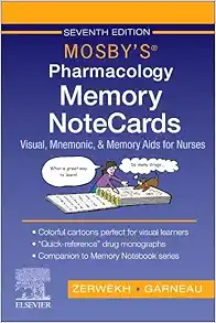 Mosby's Pharmacology Memory NoteCards, 7th Edition (Original PDF from Publisher)