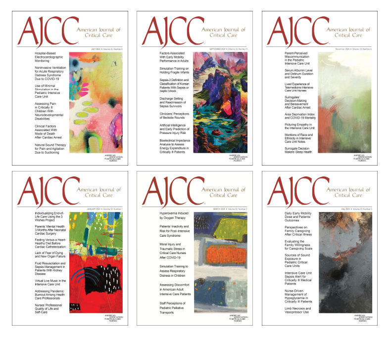 American Journal of Critical Care 2024 Full Archives (True PDF)