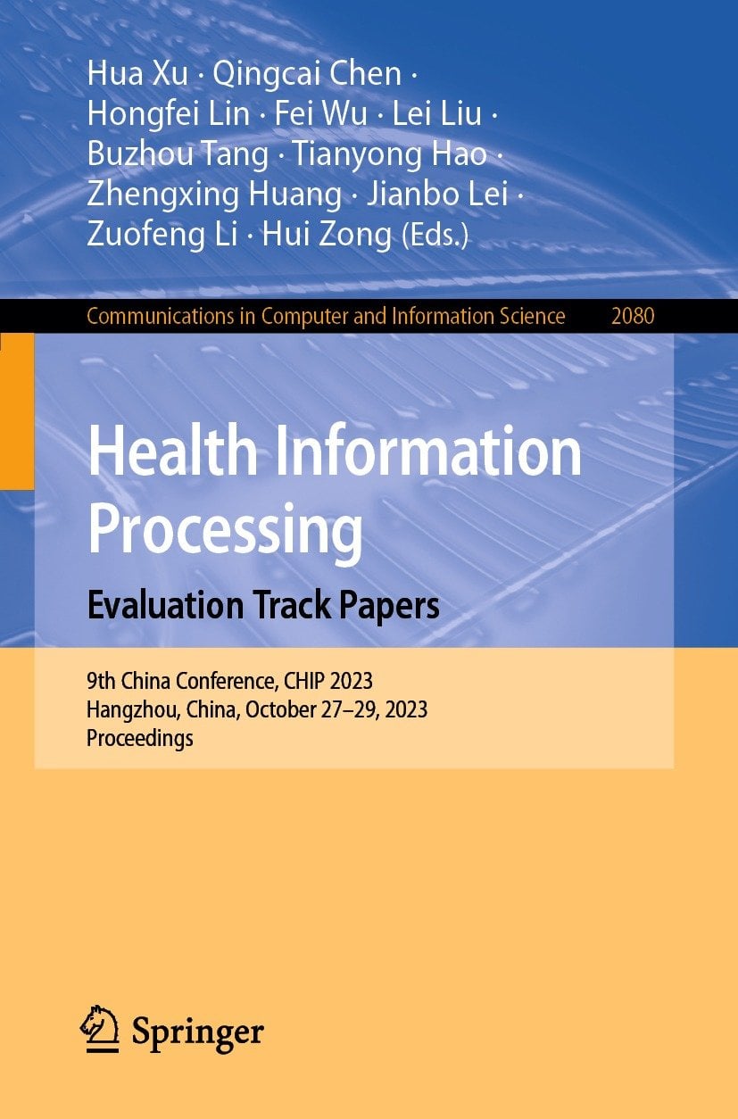 Health Information Processing: Evaluation Track Papers (Original PDF from Publisher)