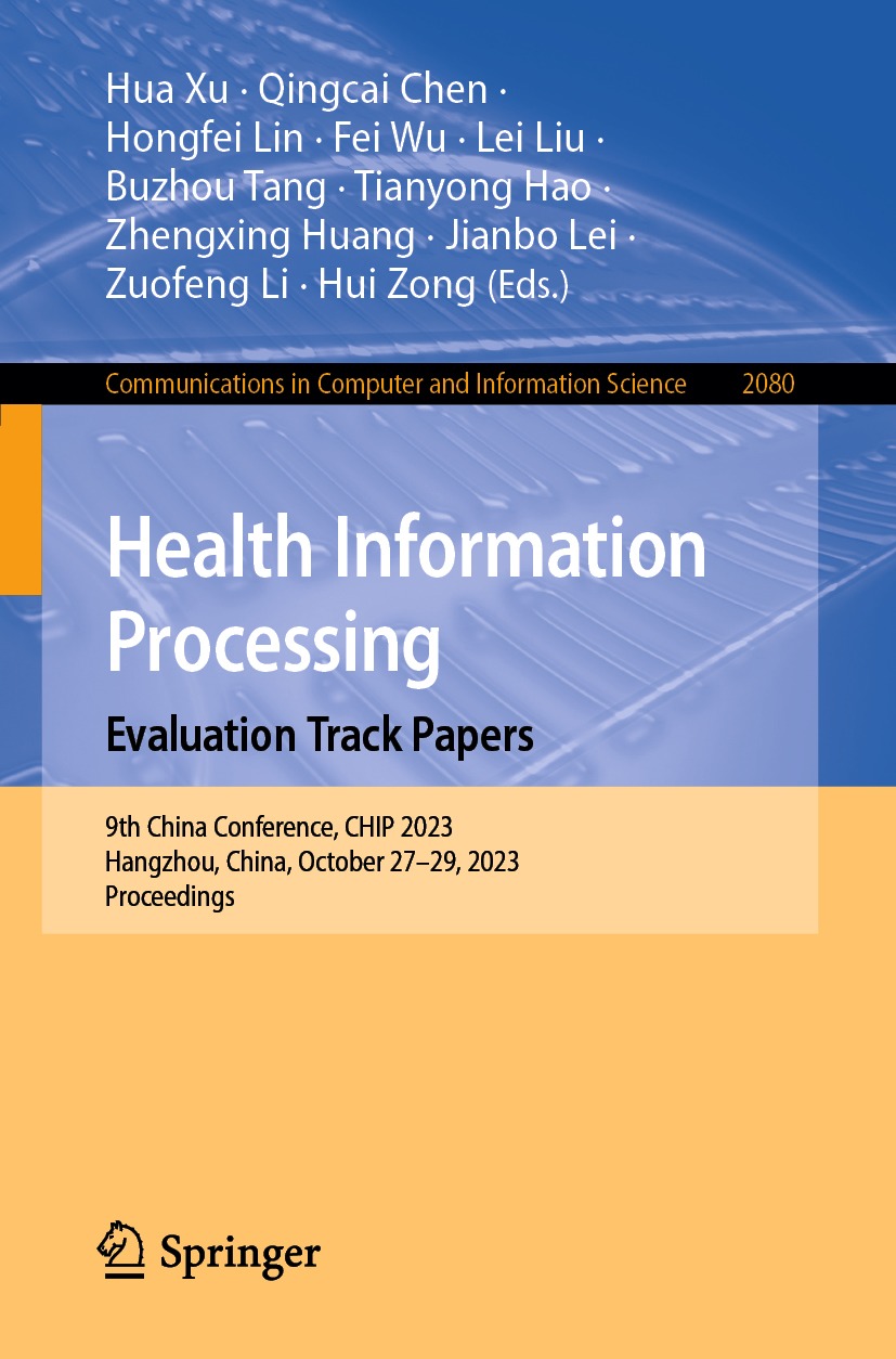 Health Information Processing: Evaluation Track Papers (EPUB)