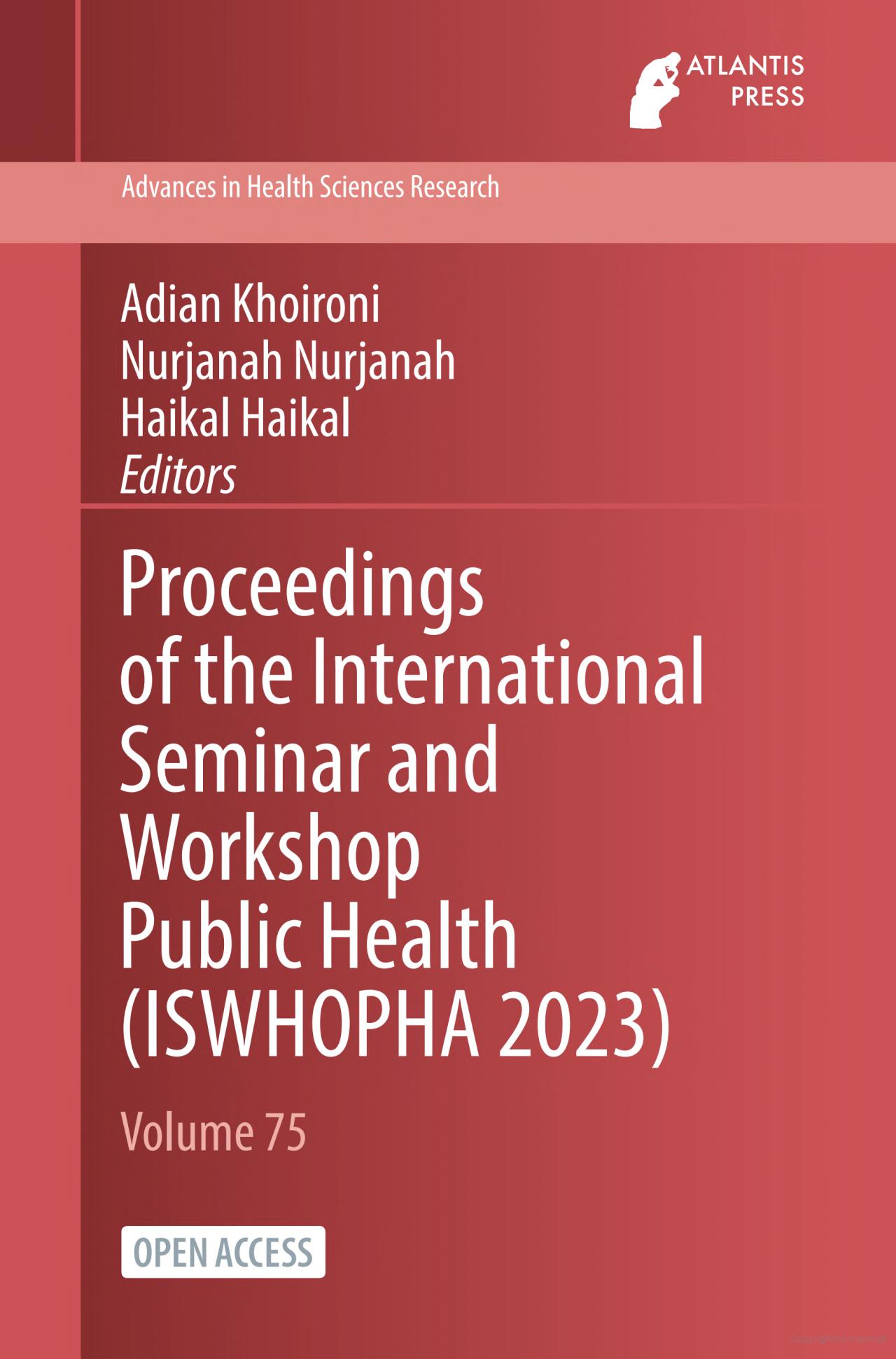 Proceedings of the International Seminar and Workshop Public Health (ISWHOPHA 2023) (Original PDF from Publisher)