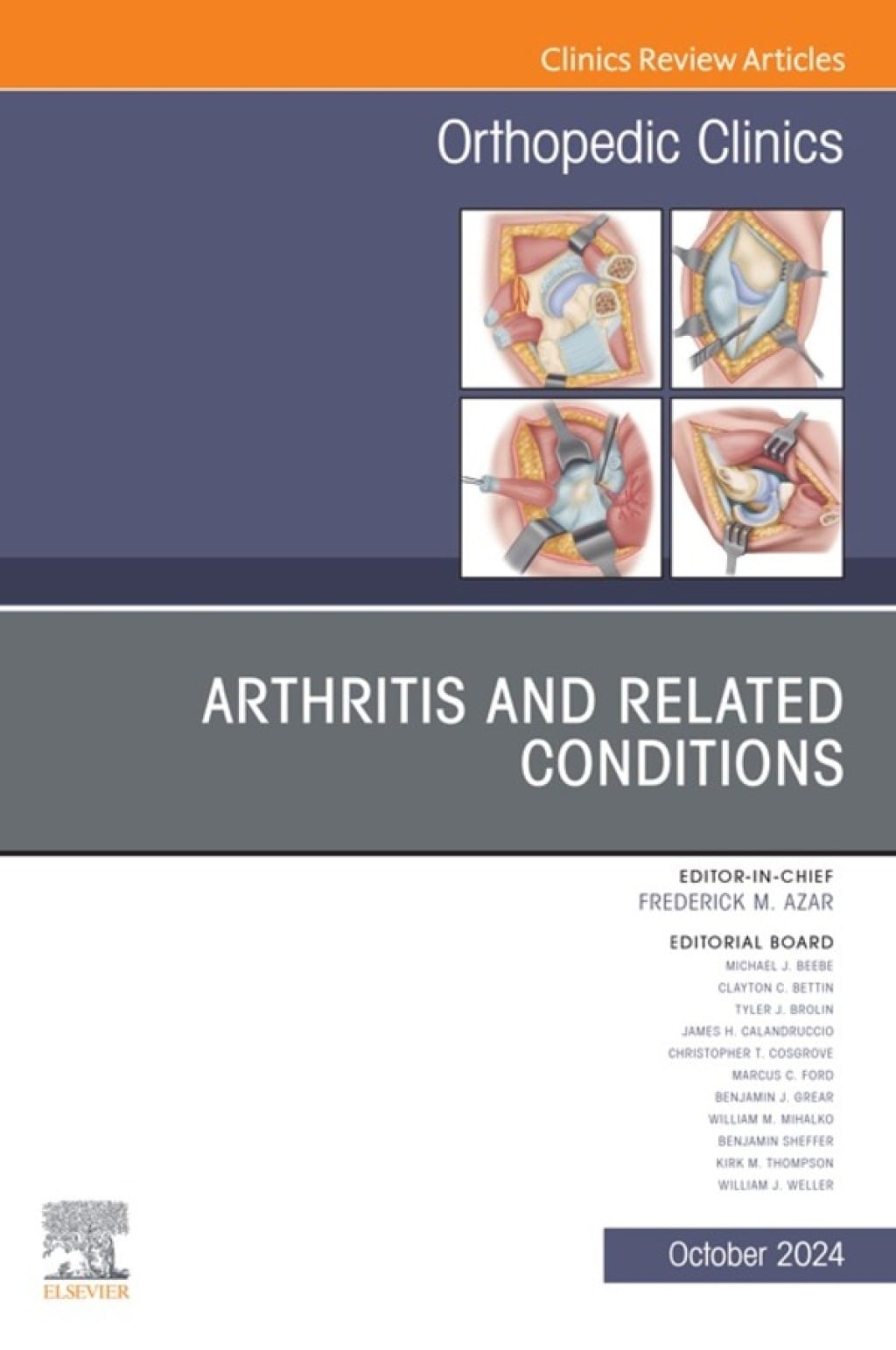 Arthritis and Related Conditions, An Issue of Orthopedic Clinics (True PDF from Publisher)