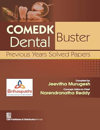 COMEDK Dental Buster Previous Years Solved Papers (Original PDF from Publisher)