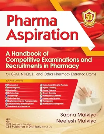 Pharma Aspiration: A Handbook of Competitive Examinations and Recruitments in Pharmacy (Original PDF from Publisher)