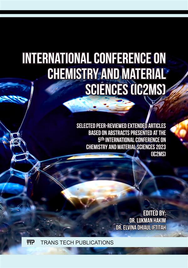 International Conference on Chemistry and Material Sciences (IC2MS) (Original PDF from Publisher)