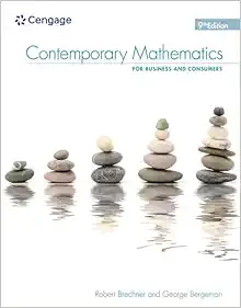 Contemporary Mathematics for Business & Consumers, 9th Edition (Original PDF from Publisher)