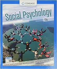 Social Psychology, 11th Edition (Original PDF from Publisher)