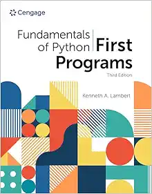 Fundamentals of Python: First Programs, 3rd Edition (Original PDF from Publisher)