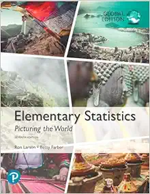 Elementary Statistics: Picturing the World, Global Edition, 7th Edition (Original PDF from Publisher)