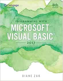 Programming with Microsoft Visual Basic 2017, 8th Edition (Original PDF from Publisher)