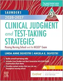 Saunders 2026-2027 Clinical Judgment and Test-Taking Strategies: Passing Nursing School and the NCLEX® Exam, 9th Edition  (EPUB)