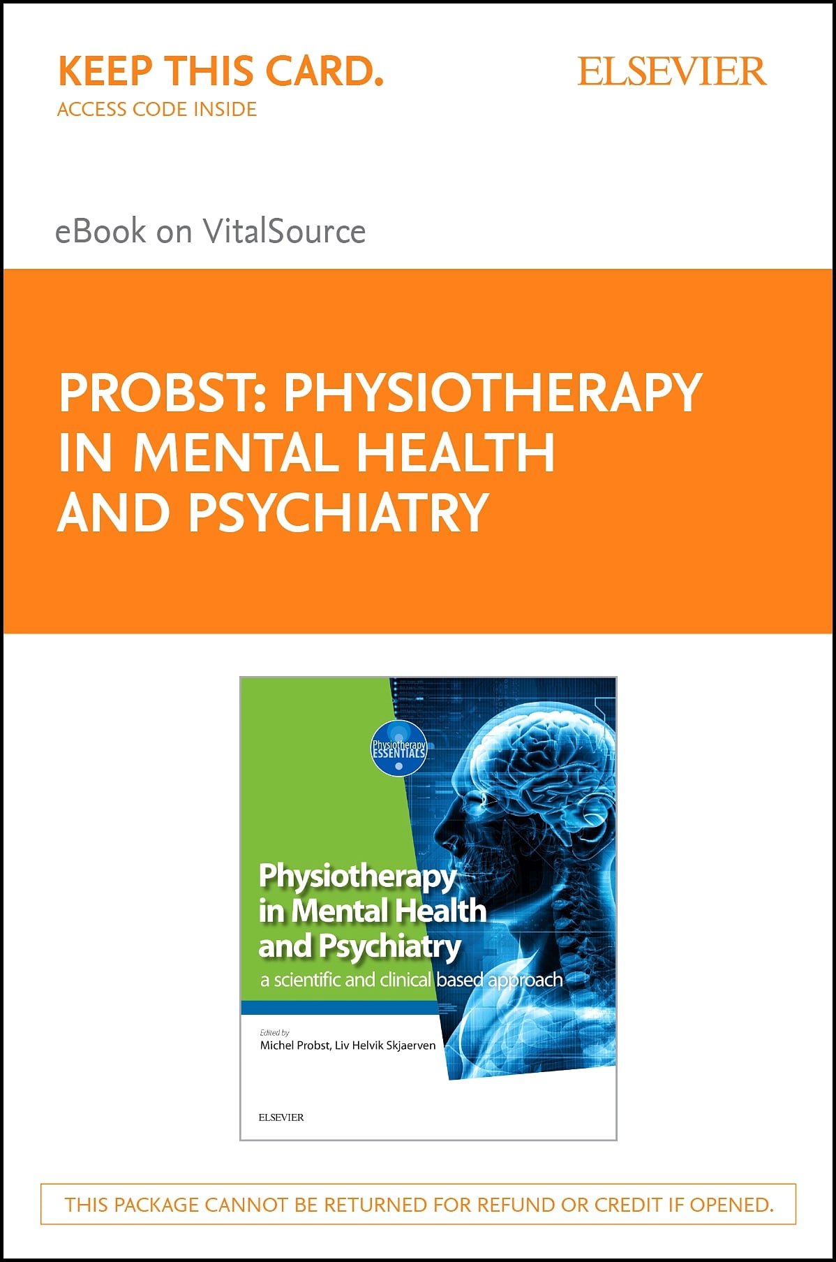 Physiotherapy in Mental Health and Psychiatry: a scientific and clinical based approach (Original PDF from Publisher)