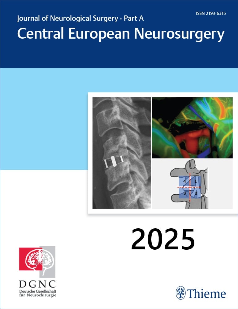 Journal of Neurological Surgery Part A Central European Neurosurgery 2025 Archives (True PDF)