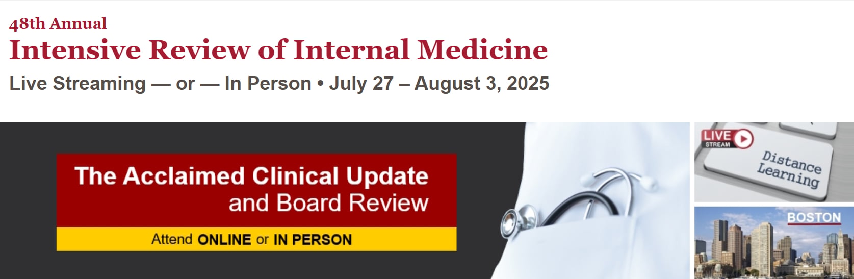 Harvard 48th Annual Intensive Review of Internal Medicine 2025 (Videos with subtitles + Slides)