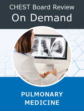 CHEST Pulmonary Board Review 2025 (Videos with subtitles + Audios + PDFs)