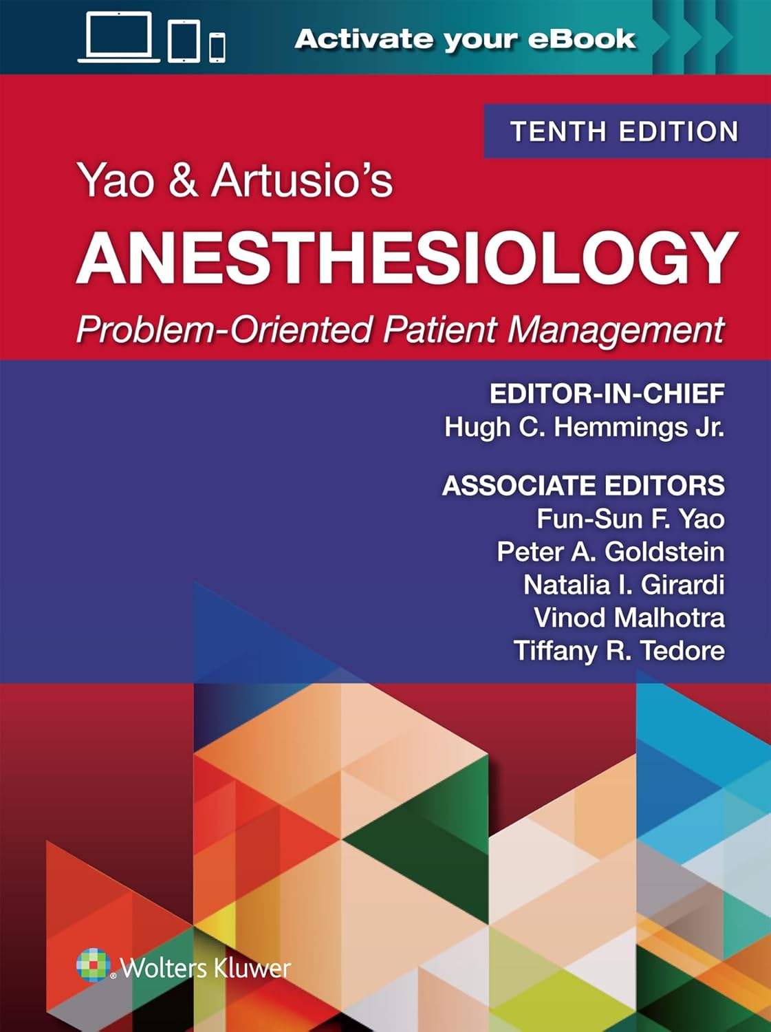 Yao & Artusio's Anesthesiology: Problem-Oriented Patient Management, 10th Edition (EPUB)