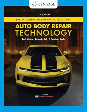 Tech Manual for Uhrina/Duffy/Beaty's Auto Body Repair Technology, 7th Edition (Original PDF from Publisher)