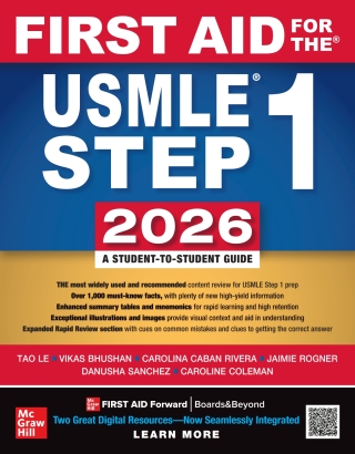 First Aid for the USMLE Step 1 2026, 36th Edition (Original PDF from Publisher)
