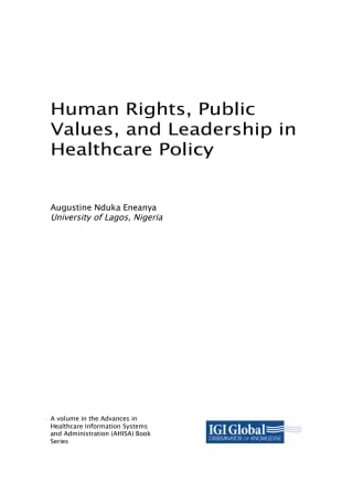 Human Rights, Public Values, and Leadership in Healthcare Policy (Original PDF from Publisher)