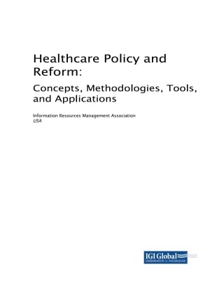Healthcare Policy and Reform: Concepts, Methodologies, Tools, and Applications (EPUB)