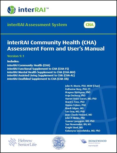 interRAI Community Health (CHA) Assessment Form and User's Manual, (Standard English Edition), v 9.1.3 (Original PDF from Publisher)
