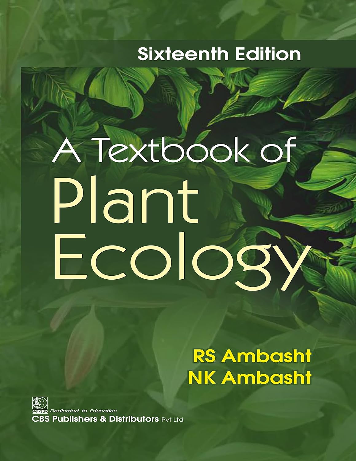 A Textbook of Plant Ecology (Original PDF from Publisher)
