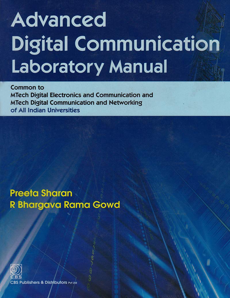 Advance Digital Communication Laboratory Manual (Original PDF from Publisher)