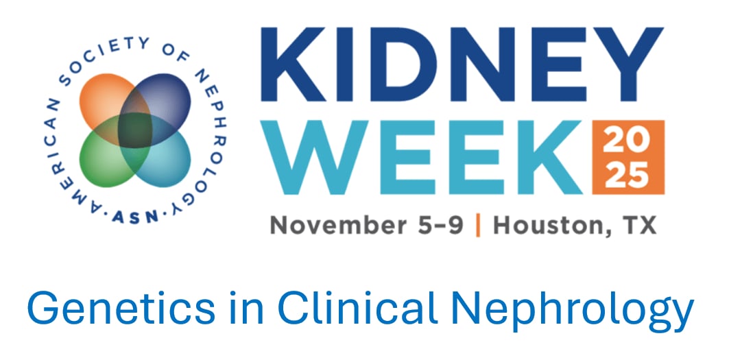 American Society of Nephrology Kidney Week Genetics in Clinical Nephrology 2025 (Videos)