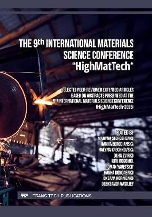 The 9th International Materials Science Conference "HighMatTech" (Original PDF from Publisher)