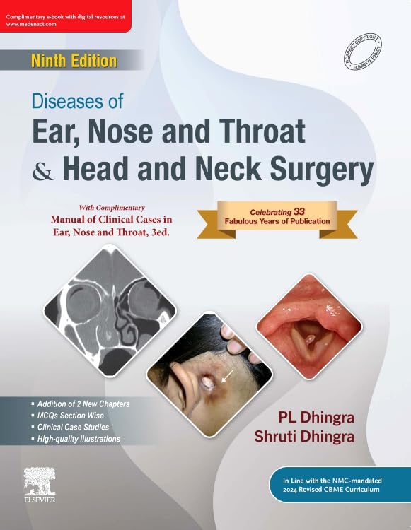 Diseases of Ear, Nose and Throat and Head and Neck Surgery, 9th Edition (Scanned PDF)