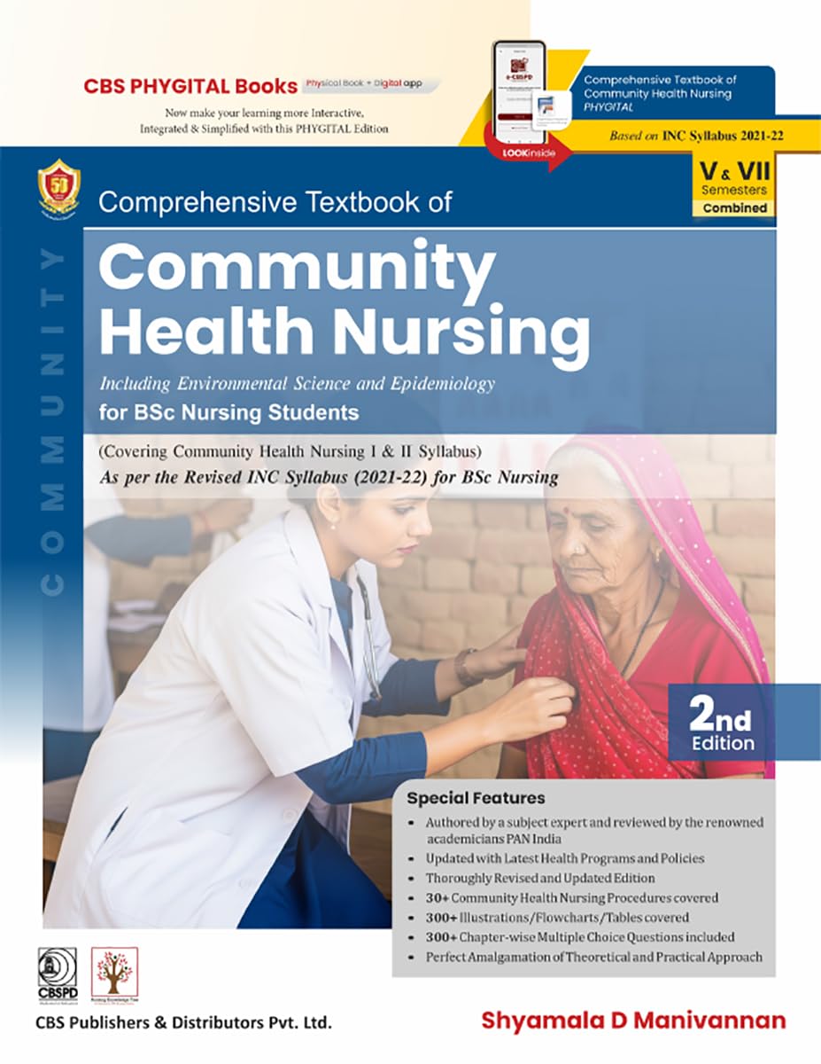 Comprehensive Textbook of Community Health Nursing Including Environmental Science and Epidemiology for Bsc Nursing Students, 2nd Edition (Original PDF from Publisher)