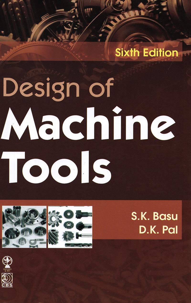 Design of Machine Tools, 6th Edition (Original PDF from Publisher)